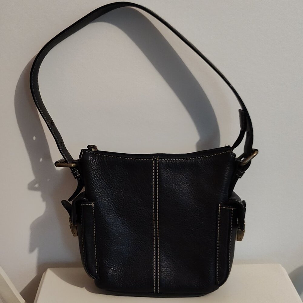 Hype small black genuine leather purse, excellent used condition